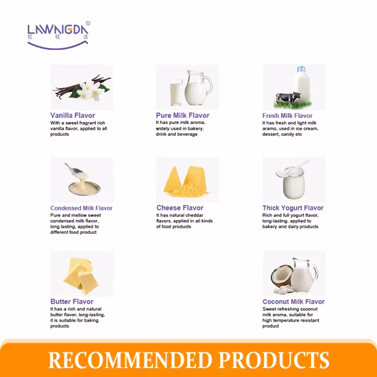 Lawangda Vanilla Flavor Powder 500g Food Grade Powdered Vanilla Flavouring for Baking