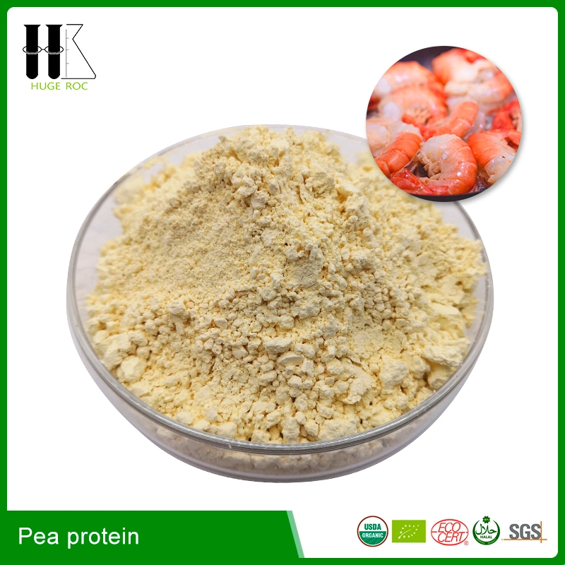 Non-GMO Pea Halal Certificate Tvp Factory Direct to Export Edible 72%/80%85%Organic/Concentrate/Isolate/Textured Pea Protein Powder for Vegetarian Meat