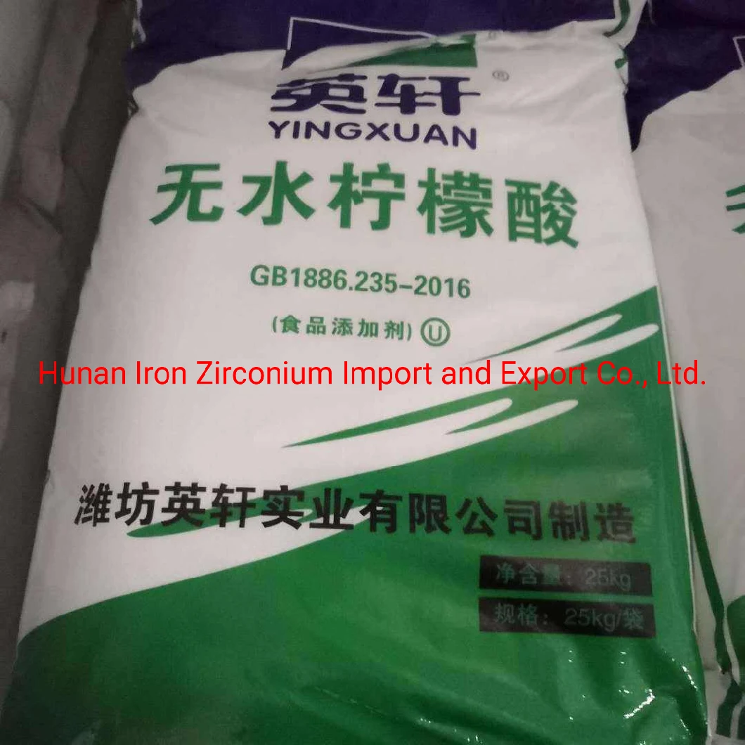 Food Acidity Regulator High Purity Anhydrous Citric Aicd for Sale