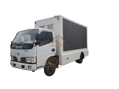 Furgone pubblicitario Dongfeng (Isuzu, FAW, JAC o altri) con sistema a grande schermo P5 LED