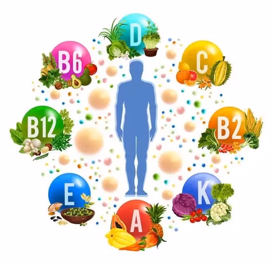 Contenuto: Vitamine B1, B2, B3, B5, B6, B9, B12
