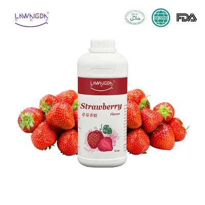 Concentrato liquido aromatizzato alla fragola Lawangda per bevande e bevande, produttore di aromi alimentari in Cina